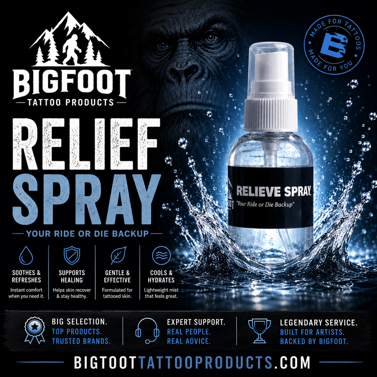 Bigfoot Relieve Spray - 60ml