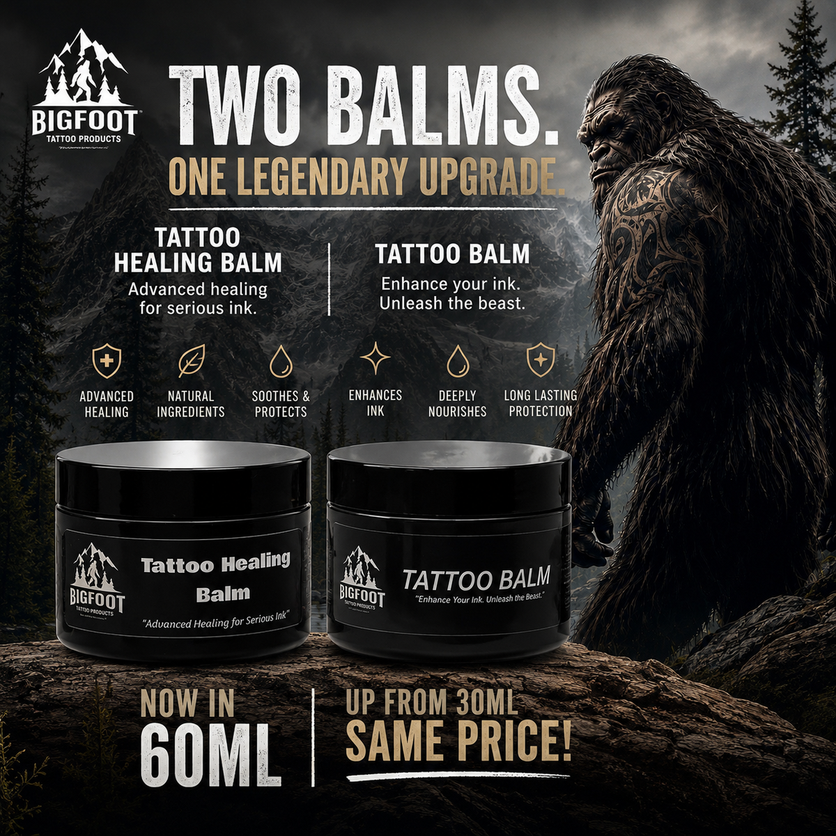 Bigfoot Enhance Tattoo Balm - NOW 60ml