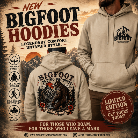 Bigfoot Traditional Designs Hoodies