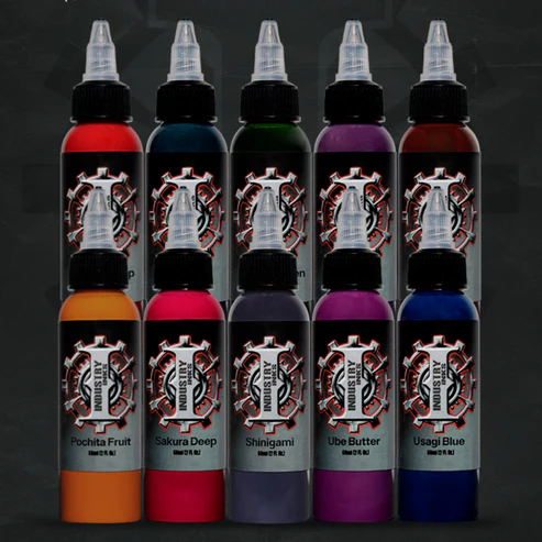 Industry Ink - Anime Dark Tattoo Set - 1oz