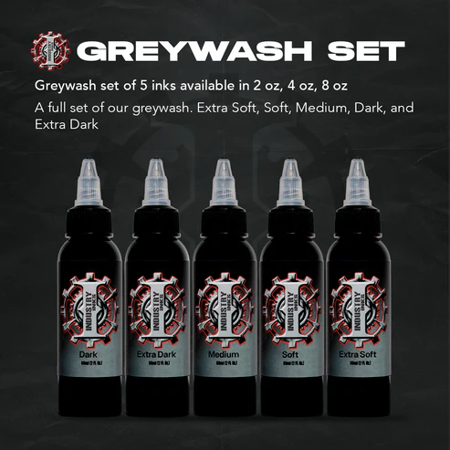Industry Ink - Greywash Set - 2oz