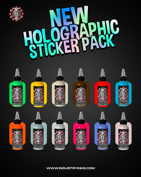 Holographic Sticker Color Set – Bigfoot Tattoo Products