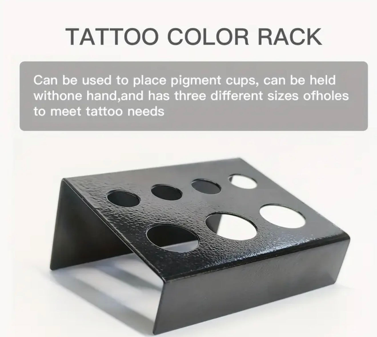 Stainless Steel Matte Tattoo Cut Holder