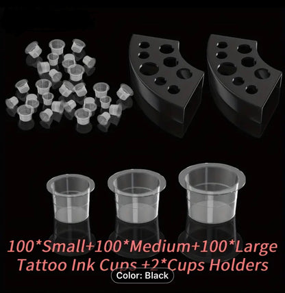 Tattoo Cups and Holder
