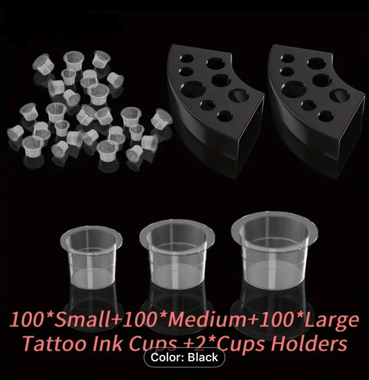 Tattoo Cups and Holder