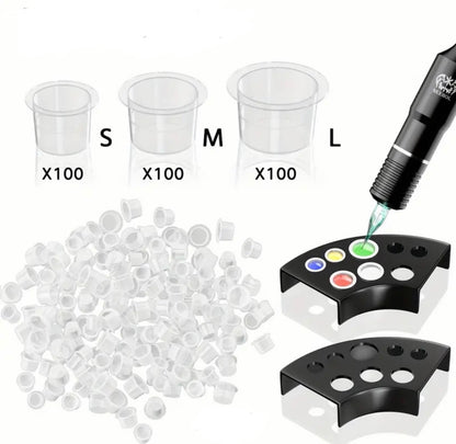 Tattoo Cups and Holder