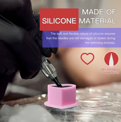 Heart Silicon Tattoo Cups