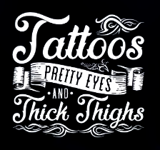 Bigfoot T-Shirt - Thick Thigh & Eye-Catching Tattoo Design